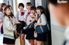 HUNTC 135 Chasing around cheeky classmates at a hotel on a school trip