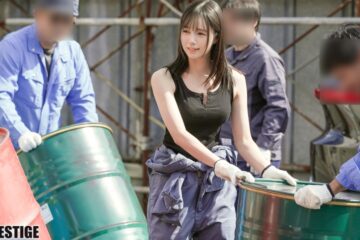 ABF-188 Remu Suzumori left behind in a factory full of men