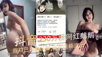 Douyin 2.3 million fans Internet celebrity E E rarely faces the hole in the same frame with a fake cock and masturbates and shakes the buttocks welfare video