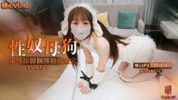 Tied up sex slave bitch