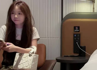 I made an appointment with a sophomore girl who works part-time during summer vacation-Cao Changqing