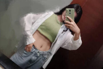 Unable to suppress his arousal