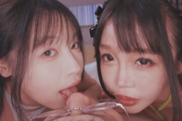 Su Chang: Two busty women in lingerie vie to French kiss and lick you. A four-handed assault makes you unable to hold back your ejaculation. MNSC-MB-102