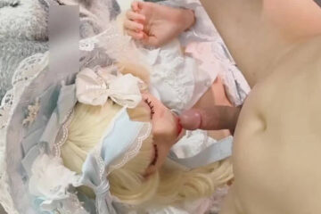 Lustful contrast: A beautiful young girl's coming-of-age ceremony